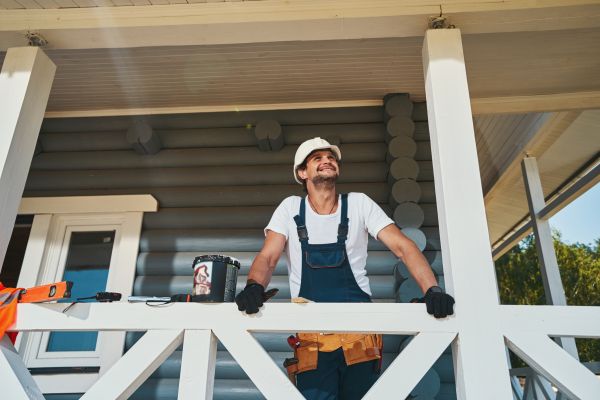 Porch Ceiling Construction in Jersey City