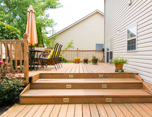 Wooden Patio Installation in Jersey City